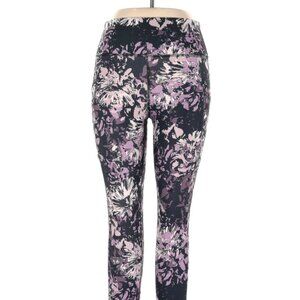 NWT - Balance Collection Beautiful Purple Black Floral Leggings 2X